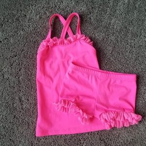 Lexi Luu Dance/Tumbling/Gymnastics Outfit Hot Pink